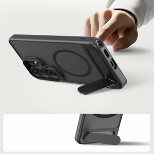Tech-Protect MagRack MagSafe suojakuori Samsung Galaxy S26 Ultra:lle matta musta
