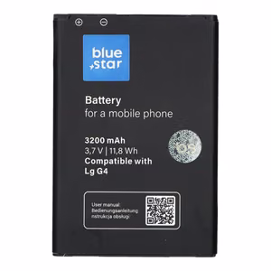 Akku LG G4:lle 3200 mAh Blue Star Premium