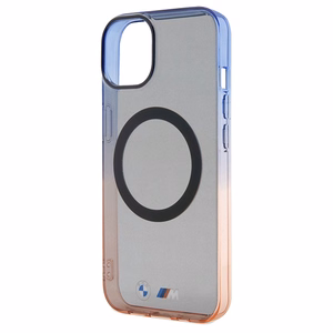 BMW Gradient Bumper MagSafe -suojakuori iPhone 15 Plus / 14 Pluslle - harmaa