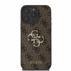 Guess 4G Big Logo kotelo iPhone 16 Pro Max - ruskea