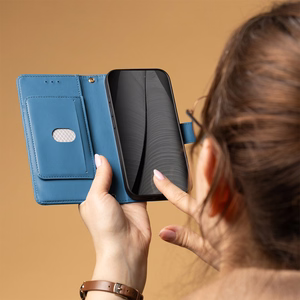 TFO Smart Triangle kirjamallinen suojakotelo Xiaomi Redmi A7 Pro -puhelimelle – sininen