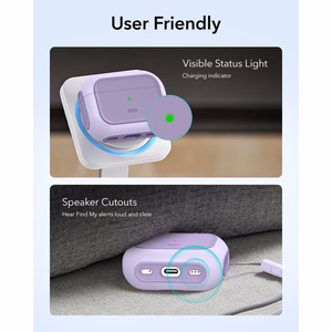 ESR Orbit Halolock MagSafe Suojakuori AirPods Pro:lle - violetti