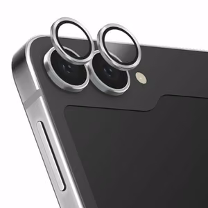 Uniq Optix Aluminium Tempered Glass linssille aplikaattorilla Samsung Galaxy Z Flip 6 - hopea