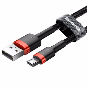 Baseus Cafule Micro USB -kaapeli 1,5A 2 m (punainen ja musta)
