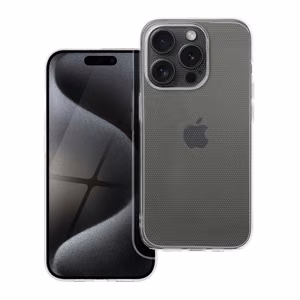 Läpinäkyvä 2 mm Suojakuori iPhone 15 PRO:lle (kameransuoja)
