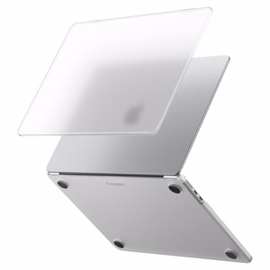 Spigen AirSkin suojakuori MacBook Air 13" 2023 / 2024 / 2025 / 2026 -mallille – läpinäkyvä