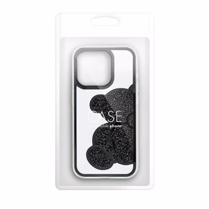 Teddy Bear Suojakuori iPhone 16 PRO:lle musta