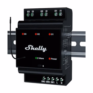 Shelly Qubino Wave Pro 3 3-kanavainen Din Z-wave Bus -rele
