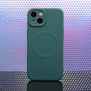 Simple Color Mag case for iPhone 16 Plus 6,7" dark green