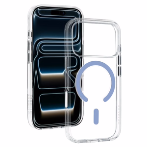 Liavec Pure suojakuori Iphone 17 Pro/18 Pro -puhelimelle, vaaleansininen (kameran ohjauspainike)