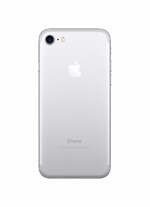 Akun kansi iPhone 7 hopeinen täysi flex-kaapelilla alkuperäinen (käytetty Grade B)