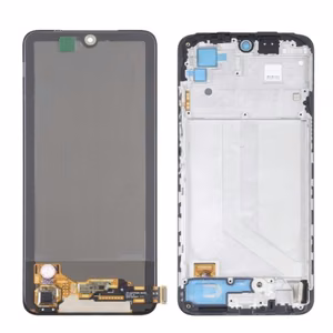 LCD Display Compatible With Xiaomi Redmi Note 10 / Note 10S / Poco M5s Black with Frame HQ