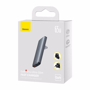 Baseus GaN5 Pro 65W Verkkolaturi Ultra Fast USB-C USB-A QC