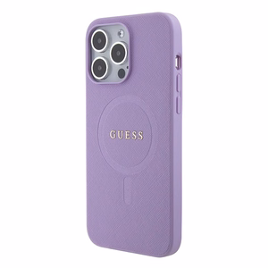 Guess suojakuori iPhone 15 Pro Max 6,7 GUHMP15XPSAHMCU violetti kovakuori Saffiano MagSafe
