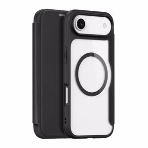 Dux Ducis Skin X Pro iPhone 17 Air Suojakuori Lompakolla, MagSafe-yhteensopiva - Musta