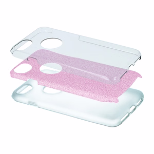 Glitter 3in1 case for iPhone 7 / 8 / SE 2020 / SE 2022 pink