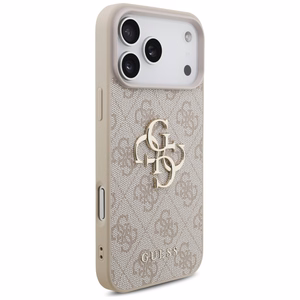 Guess 4G Big Logo -suojakuori iPhone 17 Pro Max - pinkki