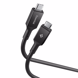 Spigen Essential EB24012CC USB-C / USB-C 240W 120cm Kaapeli - musta