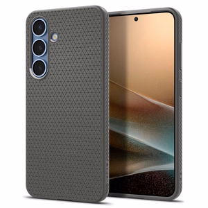 Spigen Liquid Air Suojakuori Samsung Galaxy S25:lle - harmaa