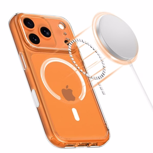 Tech-Protect Magpeak MagSafe CC Suojakuori iPhone 17 Pro:lle - Läpinäkyvä