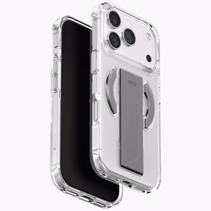 Uniq Heldro Air Suojakuori iPhone 17 Pro:lle Magclick-latauksella - Läpinäkyvä