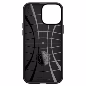 Spigen Liquid Air suojakuori laitteelle iPhone 13 Pro, mattamusta