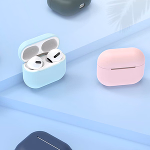 Kotelo AirPods 2 / AirPods 1 silikoni pehmeä suojus kuulokkeille valkoinen (kotelo C)