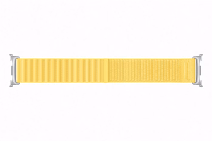 Keltainen Samsung SVL33LY Fabric Band -kangasranneke (M/L) Galaxy Watch9- ja Galaxy Watch8 -malleille
