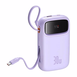 Baseus QPow 2 10000mAh 30W 2xUSB-C powerbank (violetti)