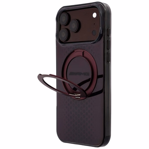 Mercedes AMG IML Double Layer Urban Line with Ring Stand MagSafe case for iPhone 18 Pro Max / 17 Pro Max - burgundy