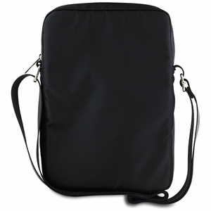 Guess GUTB10NTMLBK Nylon Triangle Logo 10 tuuman tabletin olkalaukku – musta