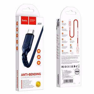 Hoco USB-A - USB-C -kaapeli QC 3A 1 m X59 sininen