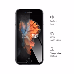 Karkaistu lasi iPhone 6 / 6S Blue Star