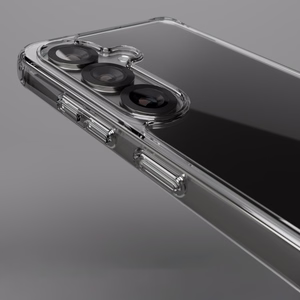 SBS D3O suojakuori Samsung Galaxy S25 -puhelimelle - läpinäkyvä