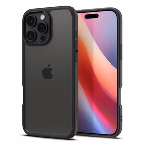 Spigen Ultra Hybrid Suojakuori iPhone 16 Pro - mattamusta