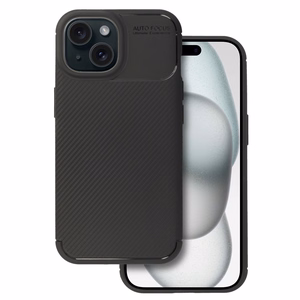 Tel Protect Carbon Elite Suojakuori iPhone 15 - Musta
