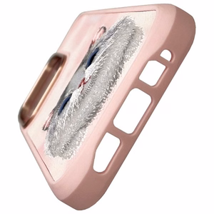NIMMY Suojakuori BIG EYED PET 2.0 Cat iPhone 16 Pro:lle - vaaleanpunainen