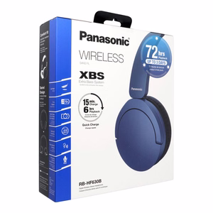 Siniset langattomat PANASONIC RB-HF630BE-A -kuulokkeet ENC-toiminnolla