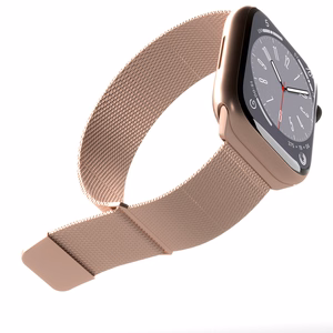 Puro Milanese Stainless Steel Apple Watch Band 38/40/41mm - Pink
