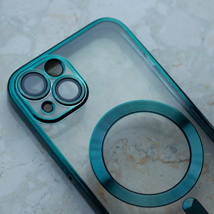 Suojakuori Color Chrome Mag Samsung Galaxy A27 5G vihreä