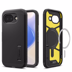 Spigen Tough Armor Mag MagSafe -suojakuori Google Pixel 10A:lle - musta