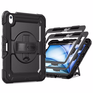 Tech-Protect Solid360 Suojakuori iPad Air 11 (2024/2025/2026):lle - musta