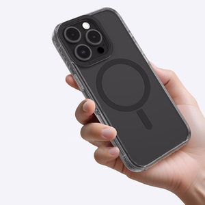 AmazingThing Titan Pro Mag Suojakuori Magneettisella Renkaalla iPhone 16 Pro Max:lle - musta