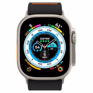 Spigen Fit Lite Ultra Strap for Apple Watch 4/5/6/7/8/9/SE/Ultra (42/44/45/49 mm) - Black