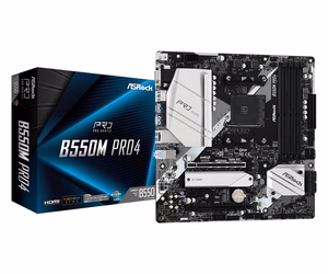 Asrock B550M Pro4 emolevy Socket AM4 micro ATX AMD B550