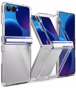 Ringke Fusion Flap suojakuori mallille Samsung Galaxy Z Flip 8 – läpinäkyvä