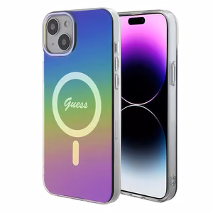 Guess IML Iridescent MagSafe Suojakuori iPhone 15 / 14 / 13 6.1":lle - moniväri