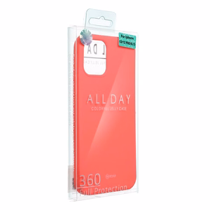 ROAR ALL DAY COLORFUL JELLY Suojakuori iPhone 16e:lle persikka vaaleanpunainen
