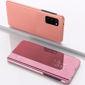 Smart Clear View -suojakuori Samsung Galaxy S23 FE - pinkki
