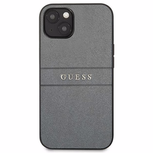 Guess GUHCP13SPSASBGR iPhone 13 mini 5.4" harmaa/harmaa saffianohihna